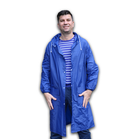 Pelerina de Ploaie - Model Universal - Albastru - BSP Guard