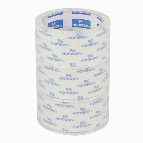 Set 3, banda adeziva de tip scotch, 4.8 cm x 50 m, transparent