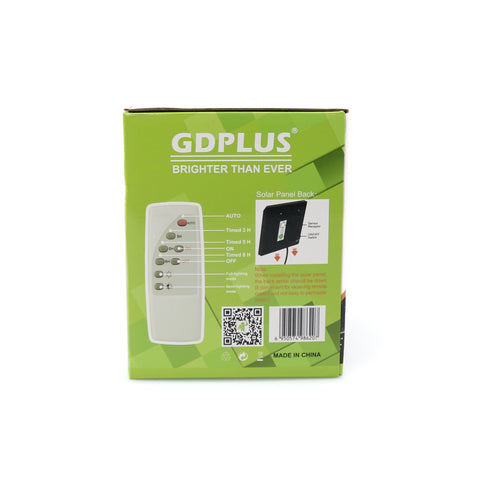 Lampa solara GDPLUS de perete cu telecomanda GD-8620